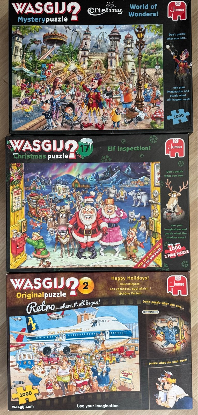 Wasgij Puzzels - Diverse Collectie (6 stuks), Ophalen of Verzenden, 500 t/m 1500 stukjes, Gebruikt, Legpuzzel
