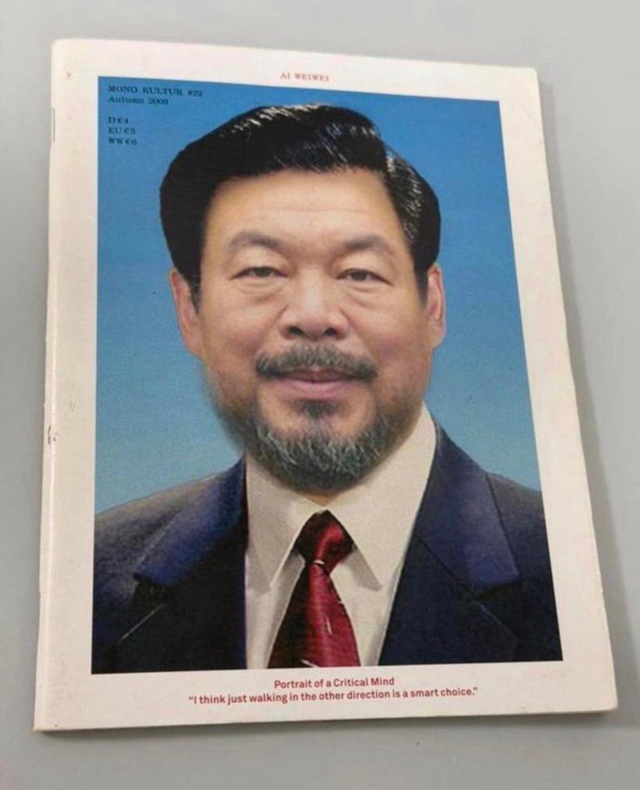 Zeldzaam mono.kultur #22 Ai Weiwei (2009) Interview Magazine, Ophalen of Verzenden, Zo goed als nieuw