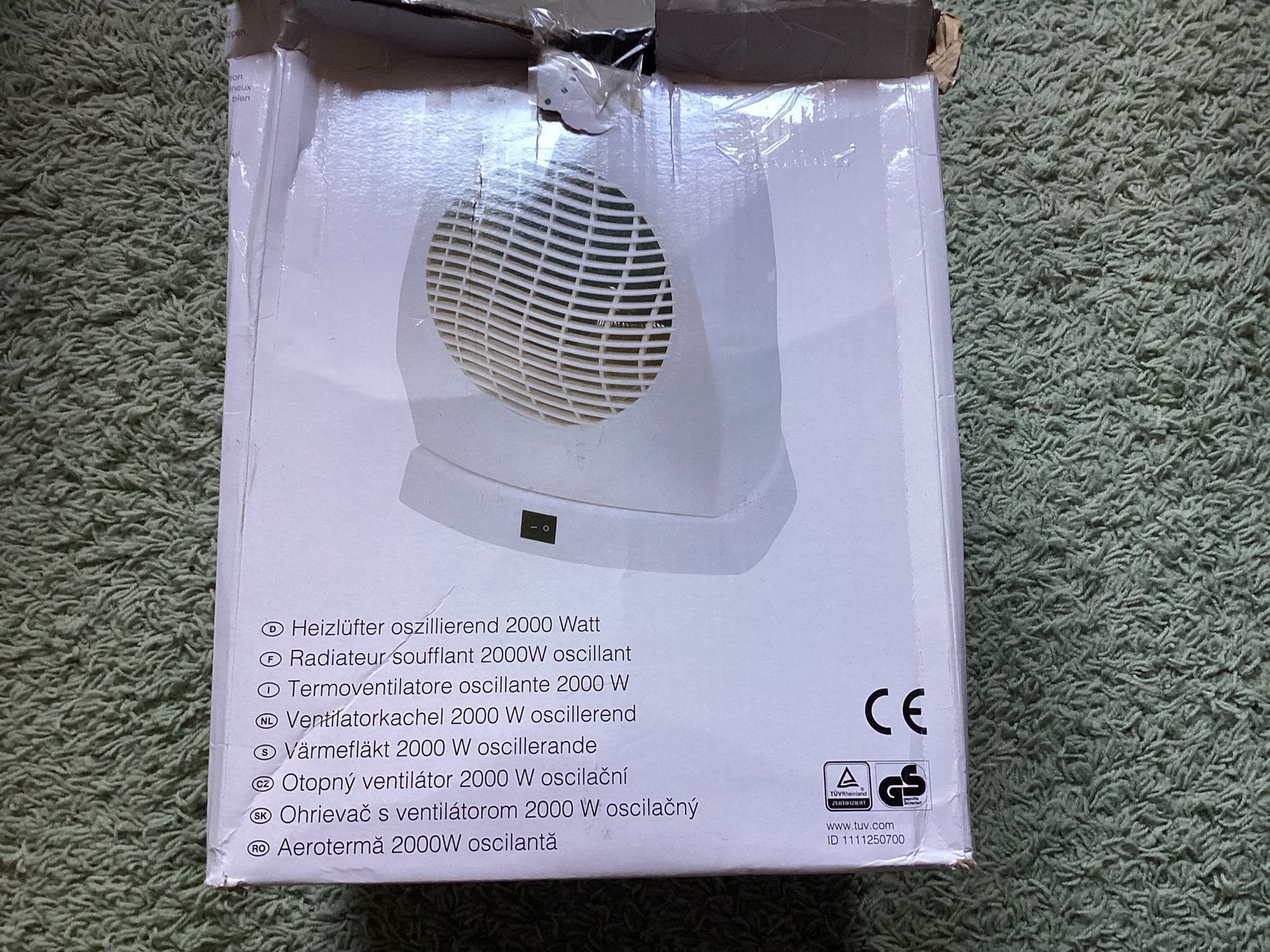 Ventilators nieuw, Witgoed en Apparatuur, Ophalen, Zo goed als nieuw