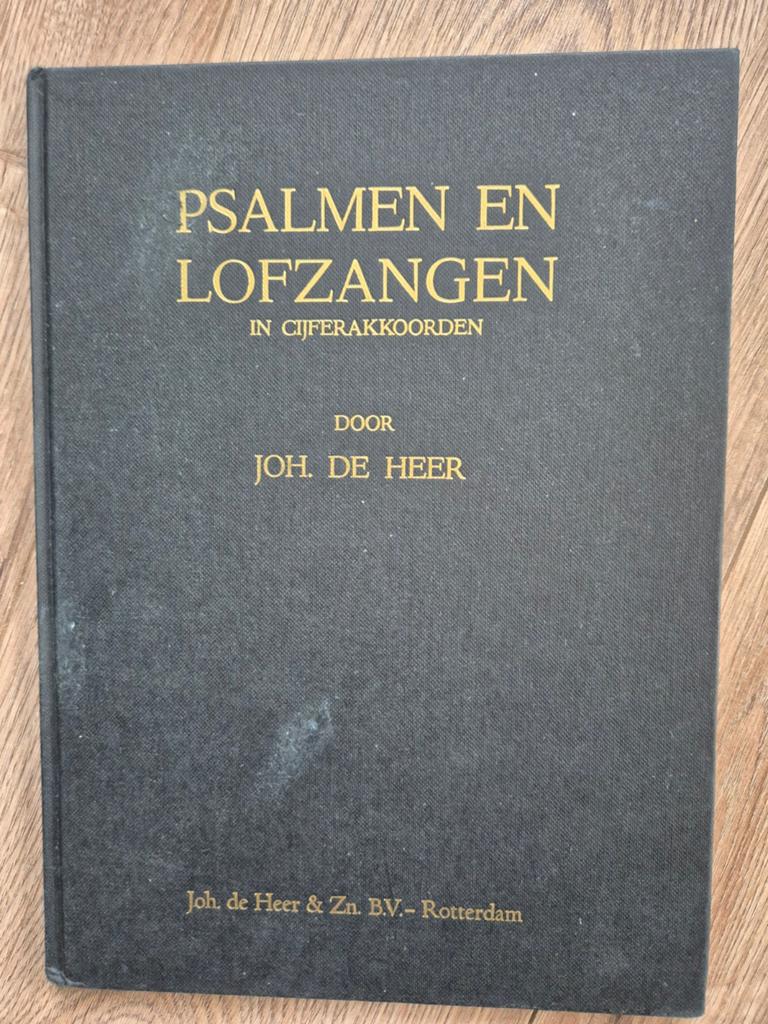 Psalmen en Lofzangen in Cijferakkoorden - Joh. de Heer, Ophalen of Verzenden, Gelezen, Joh. de Heer, Christendom | Protestants