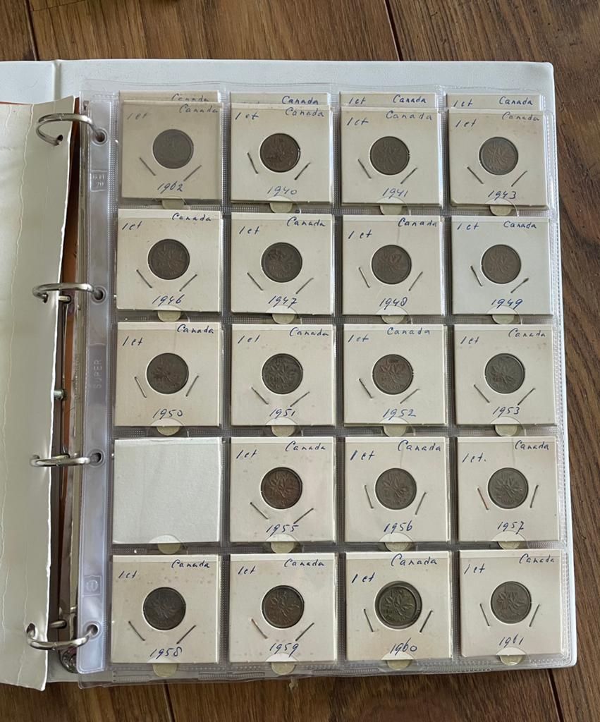Album met munten Canada, Postzegels en Munten, Munten en Bankbiljetten | Verzamelingen, Ophalen of Verzenden, Buitenland, Munten