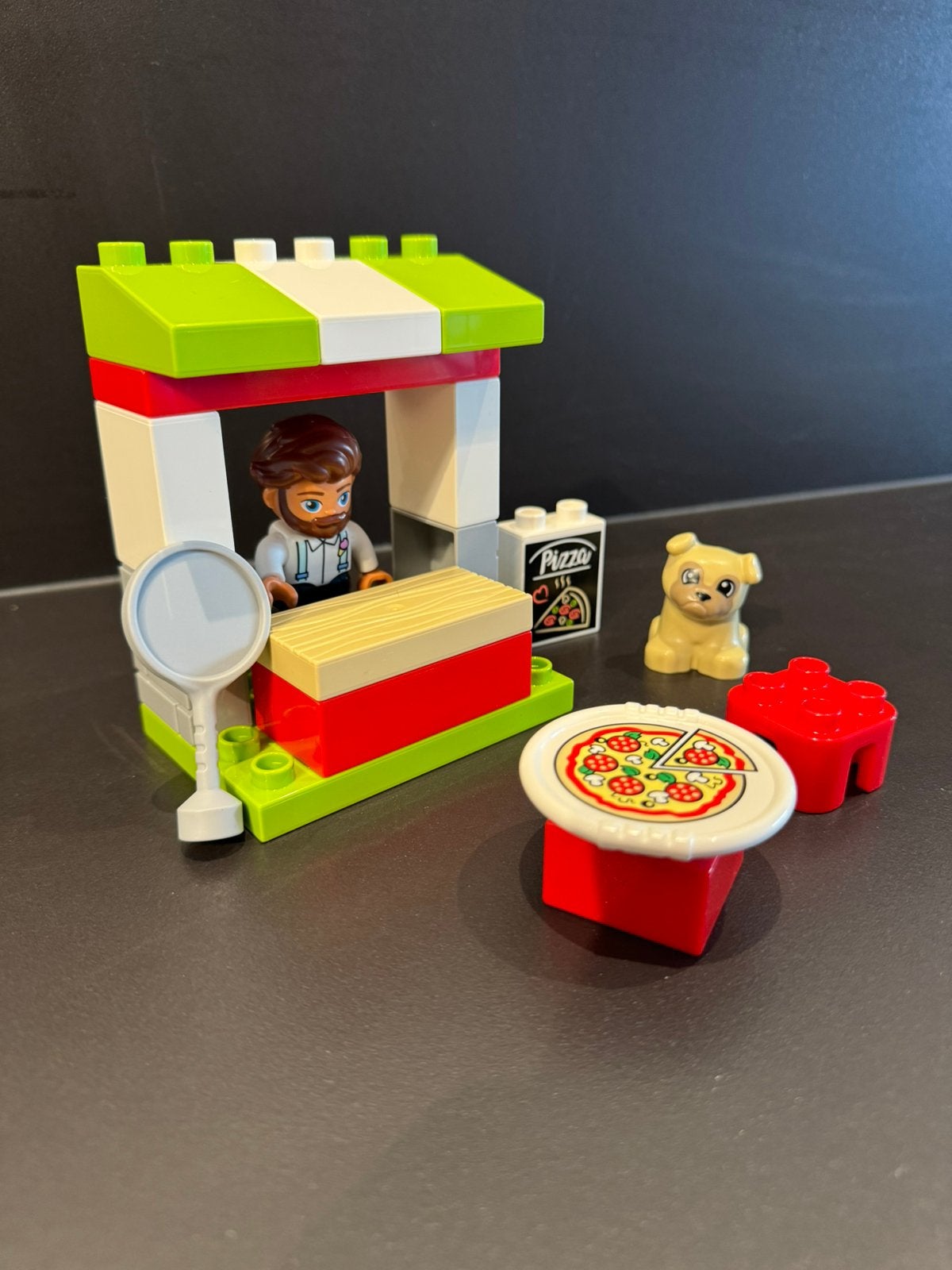 Lego Duplo Pizza-kraam 10927, Ophalen, Zo goed als nieuw, Duplo