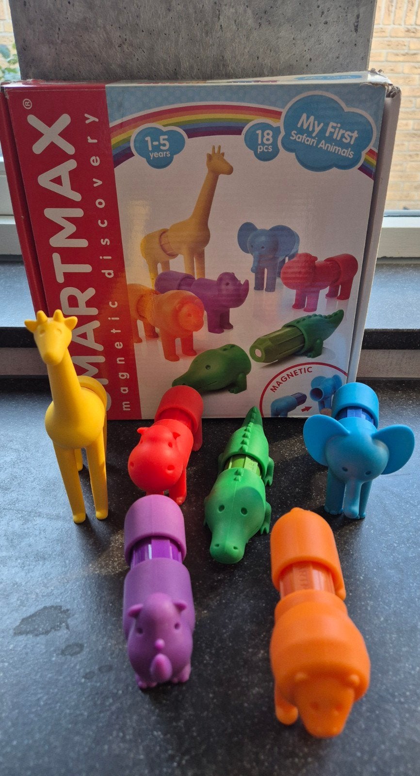 SmartMax My First Safari Animals - Magnetisch Speelgoed, Ophalen of Verzenden