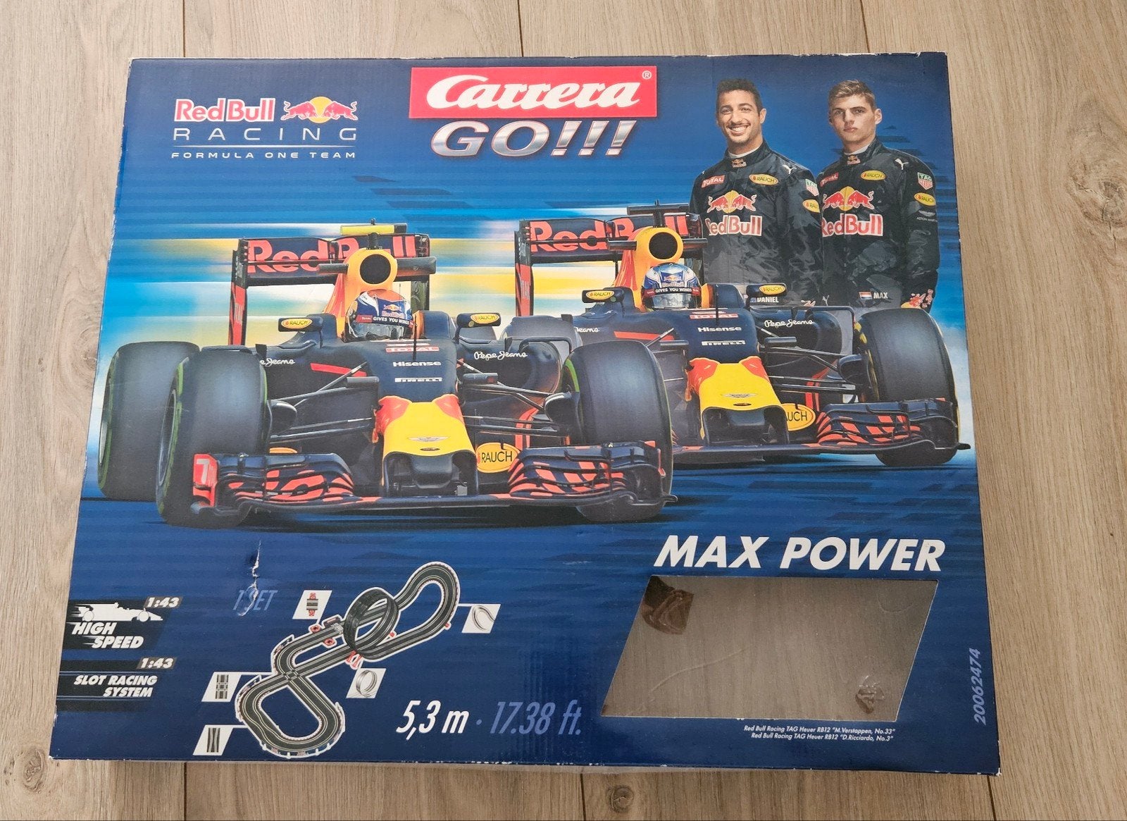 Carrera GO!!! Red Bull Racing Max Power Racebaan, Kinderen en Baby's, Carrera, Ophalen of Verzenden, Elektrisch, Racebaan