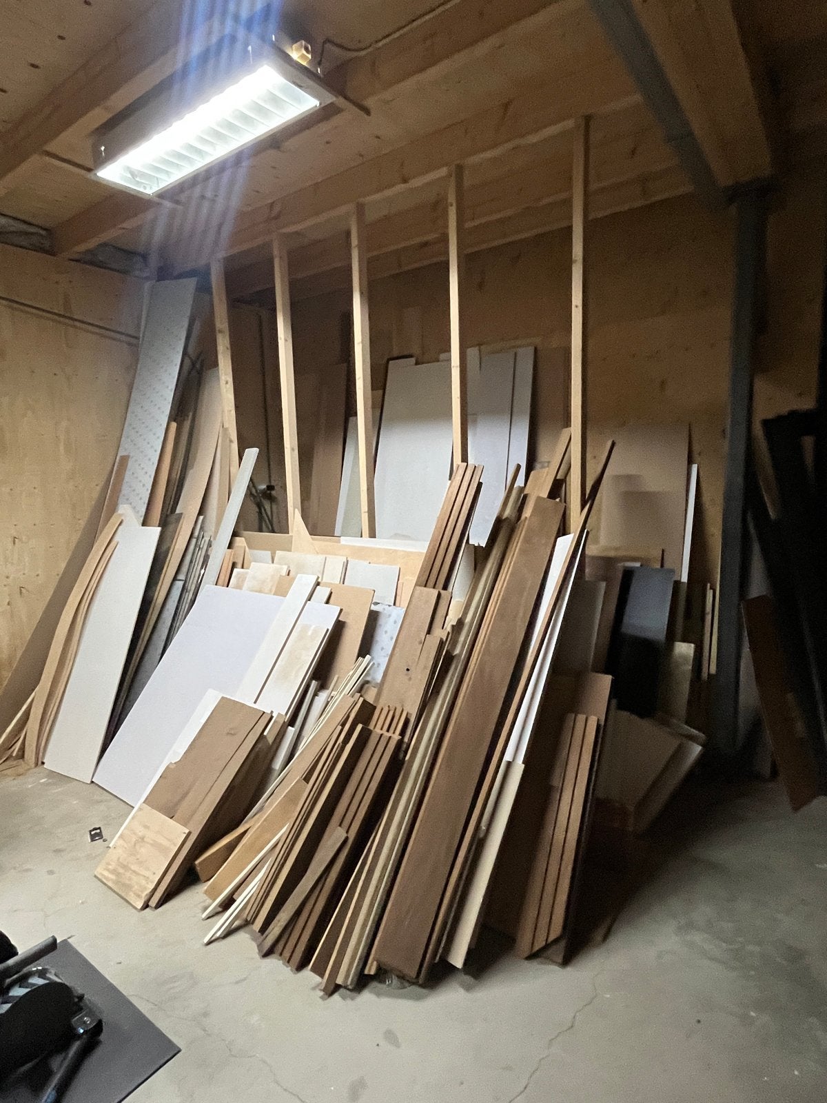 Diverse partij hout uit timmerbedrijf, Ophalen, Gebruikt, Minder dan 25 mm, Overige typen