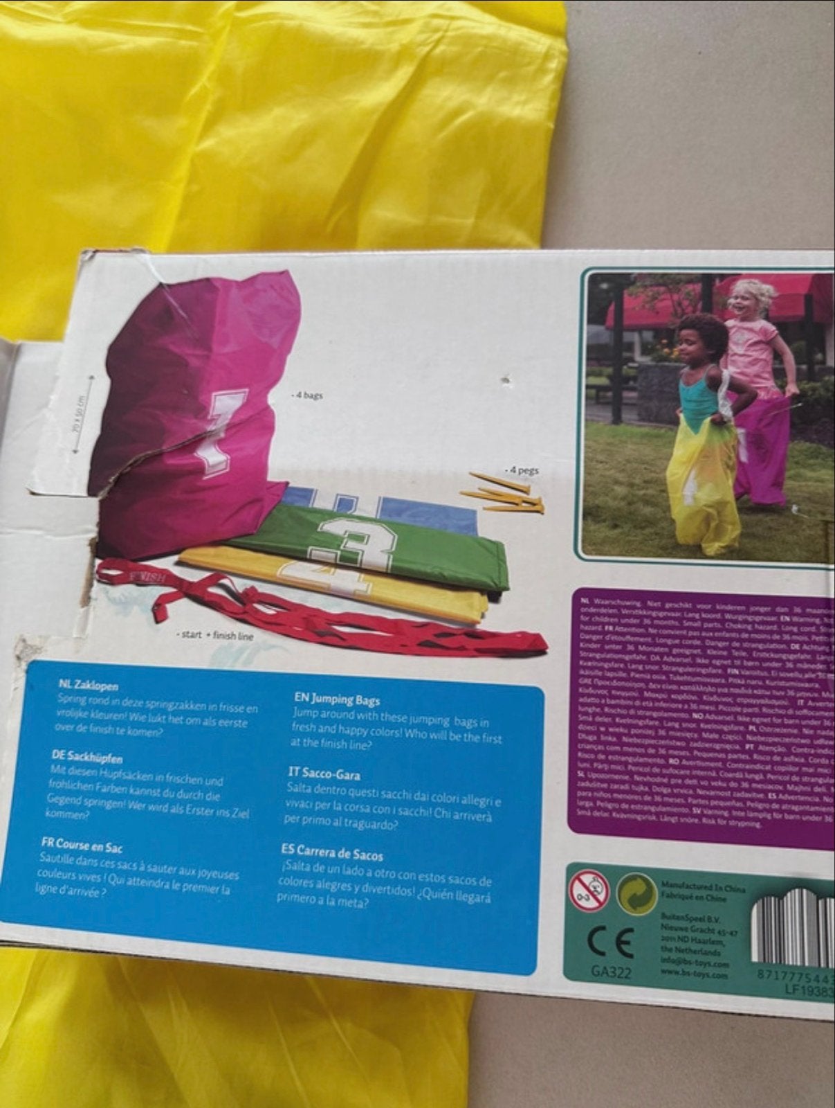 Jumping Bags Kinderen - Zaklopen Race Set, Ophalen, Zo goed als nieuw, Jongen of Meisje