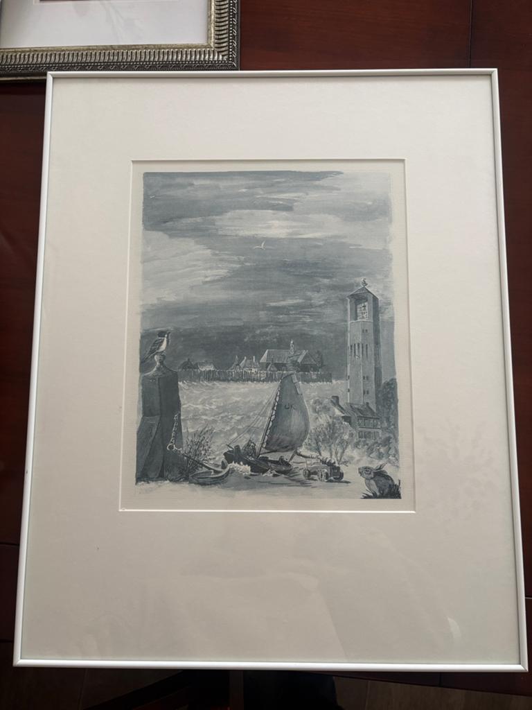 Schilderij schokland, Ophalen of Verzenden