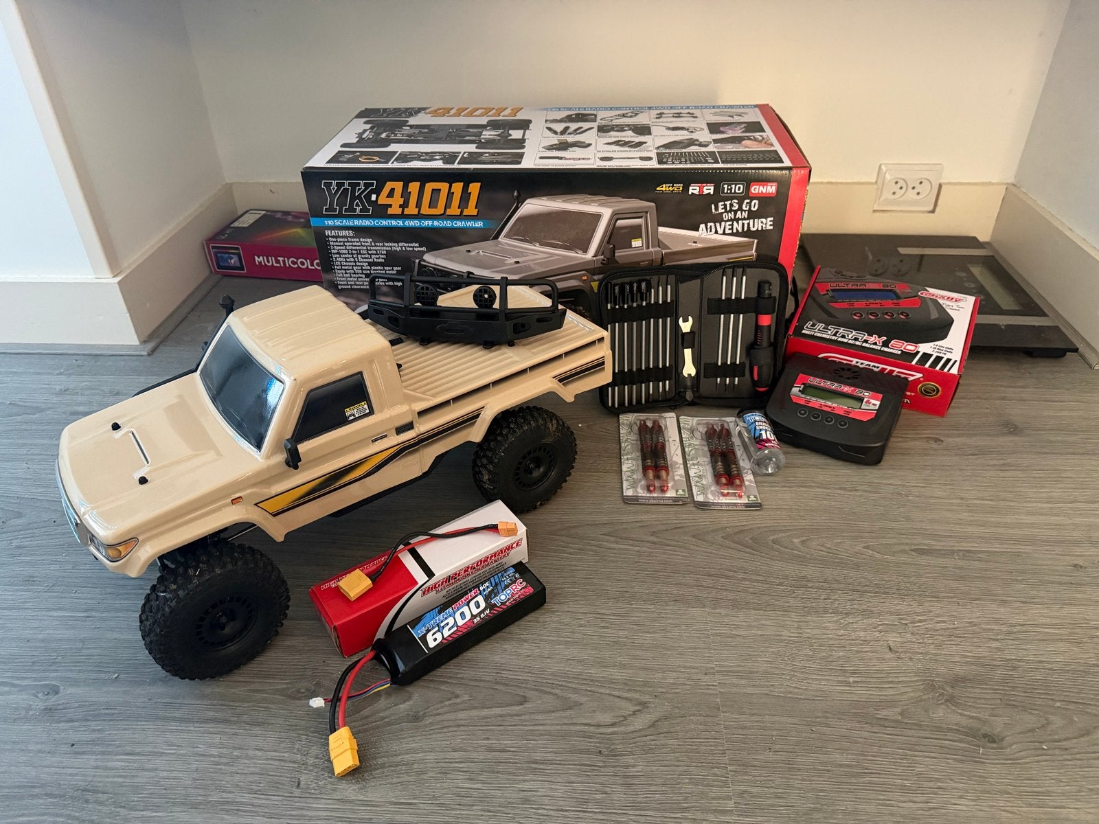 Yikong 41011 RC Crawler 1/10 - Zo goed als nieuw, Auto offroad, Zo goed als nieuw, Schaal 1:10, RTR (Ready to Run)