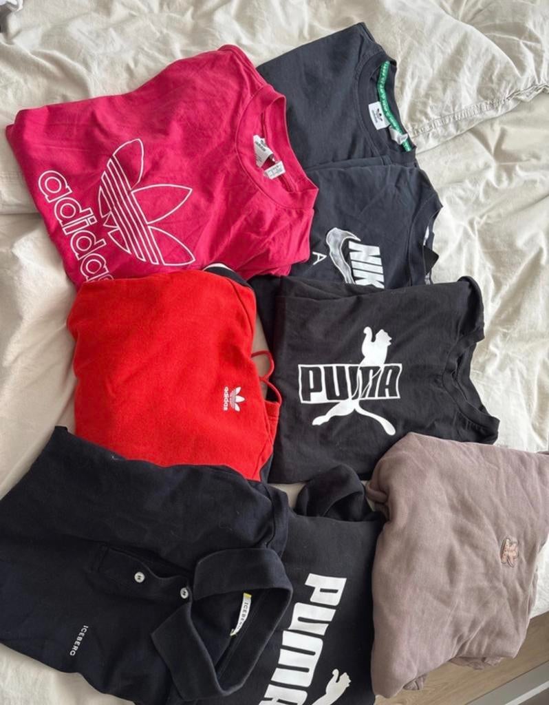 Bundel merk T-shirts, truien en polo's - Diverse maten, Ophalen of Verzenden, Gedragen, Overige maten, Overige kleuren