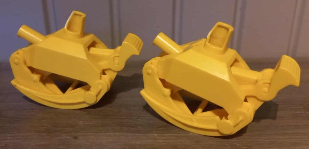 2x Bruder Grijper geel BF42265, Ophalen of Verzenden, Gebruikt