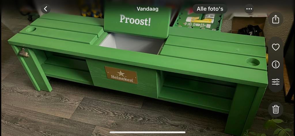 Heineken bierbank, Ophalen, Nieuw