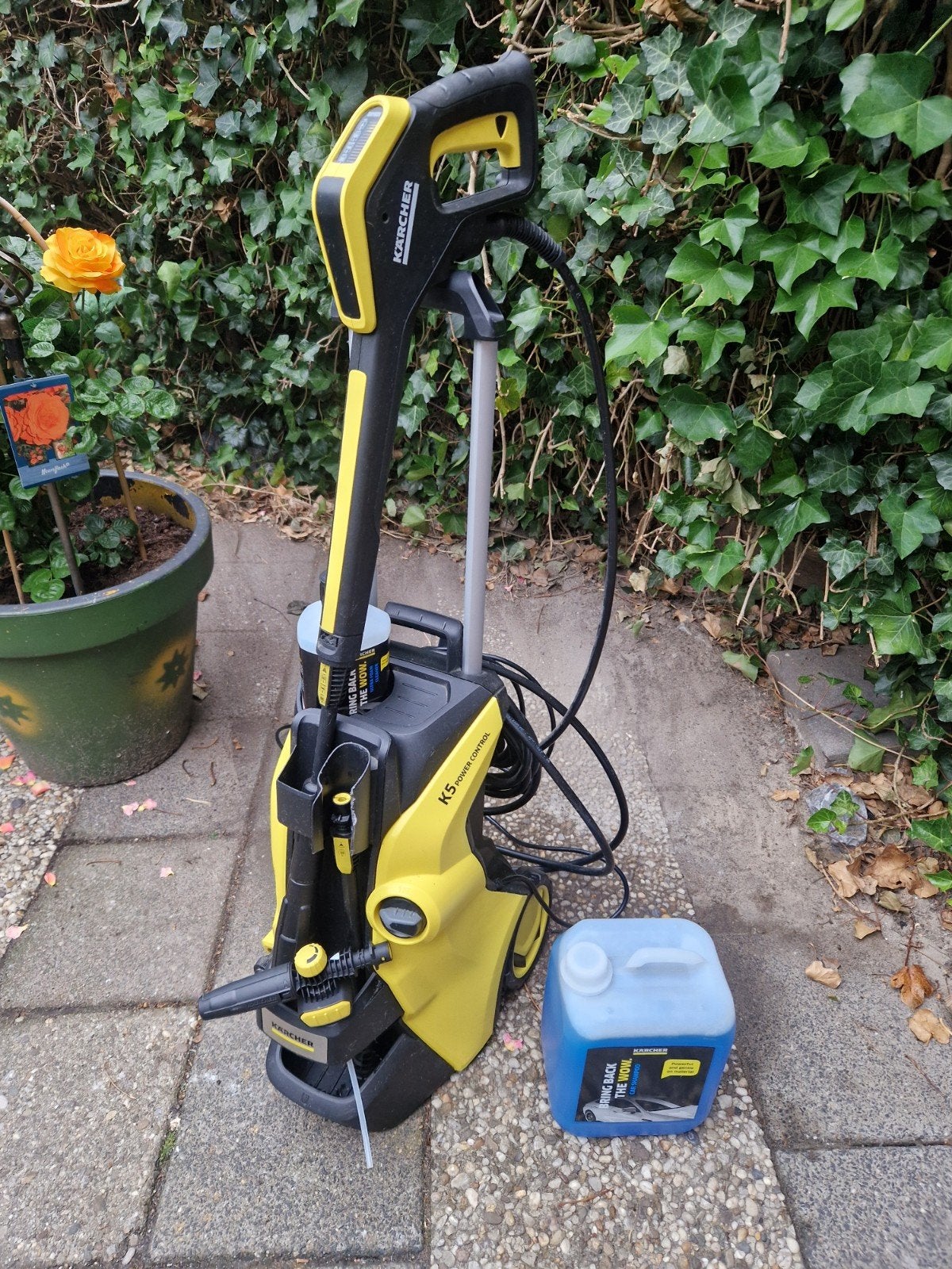 Karcher K5 Power Control hogedrukreiniger met accessoires, Ophalen, Gebruikt, Karcher, Elektrisch