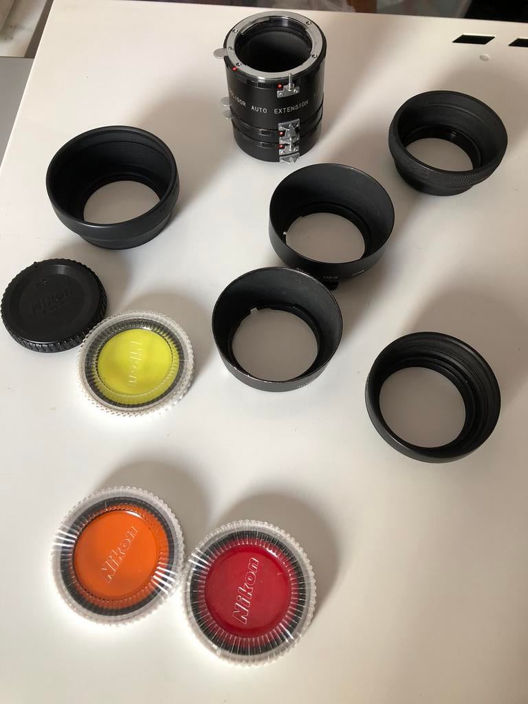 Nikon kleurfilters en zonnekappen, Ophalen of Verzenden, Zo goed als nieuw