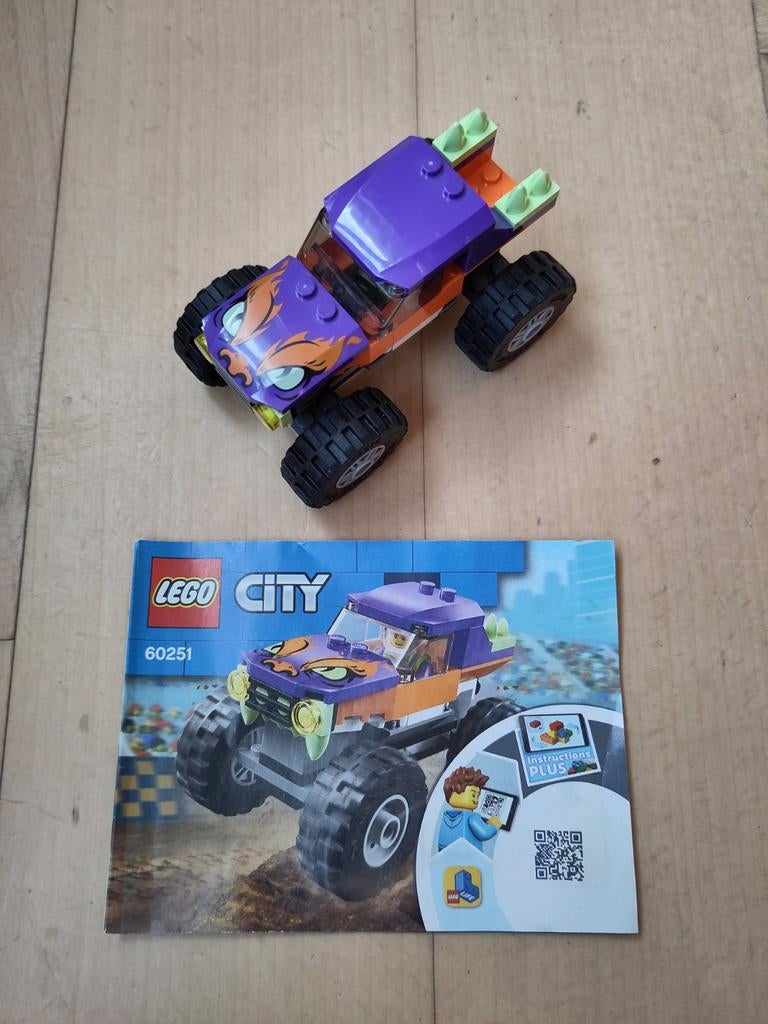 Lego monstertruck 60251, Ophalen of Verzenden, Zo goed als nieuw