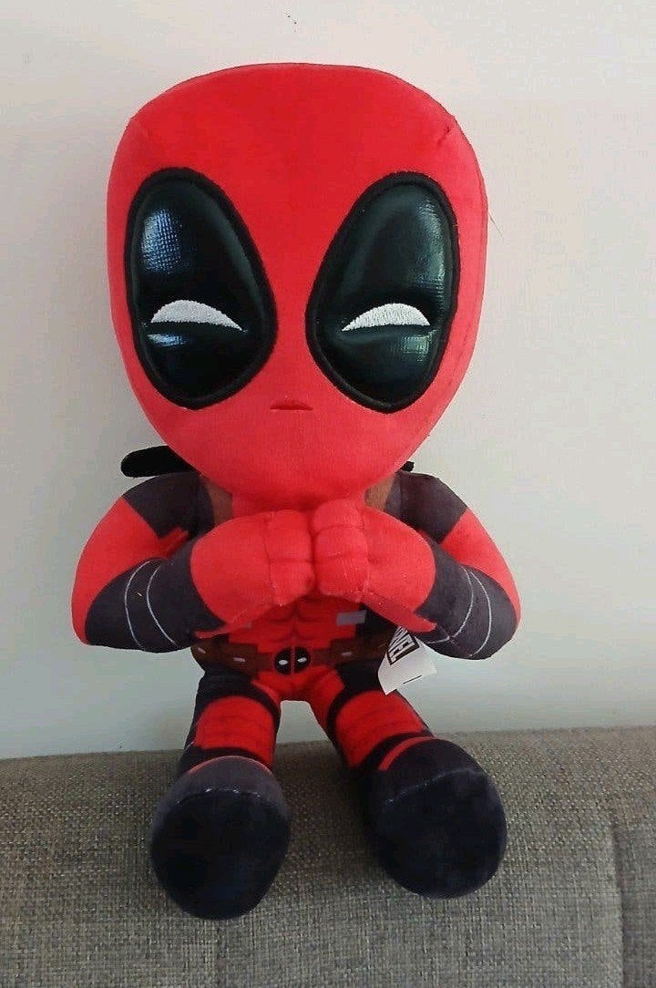 Deadpool Knuffel Marvel superheld hero hartjes handen, Disney, Overige karakters, Overige typen, Ophalen of Verzenden