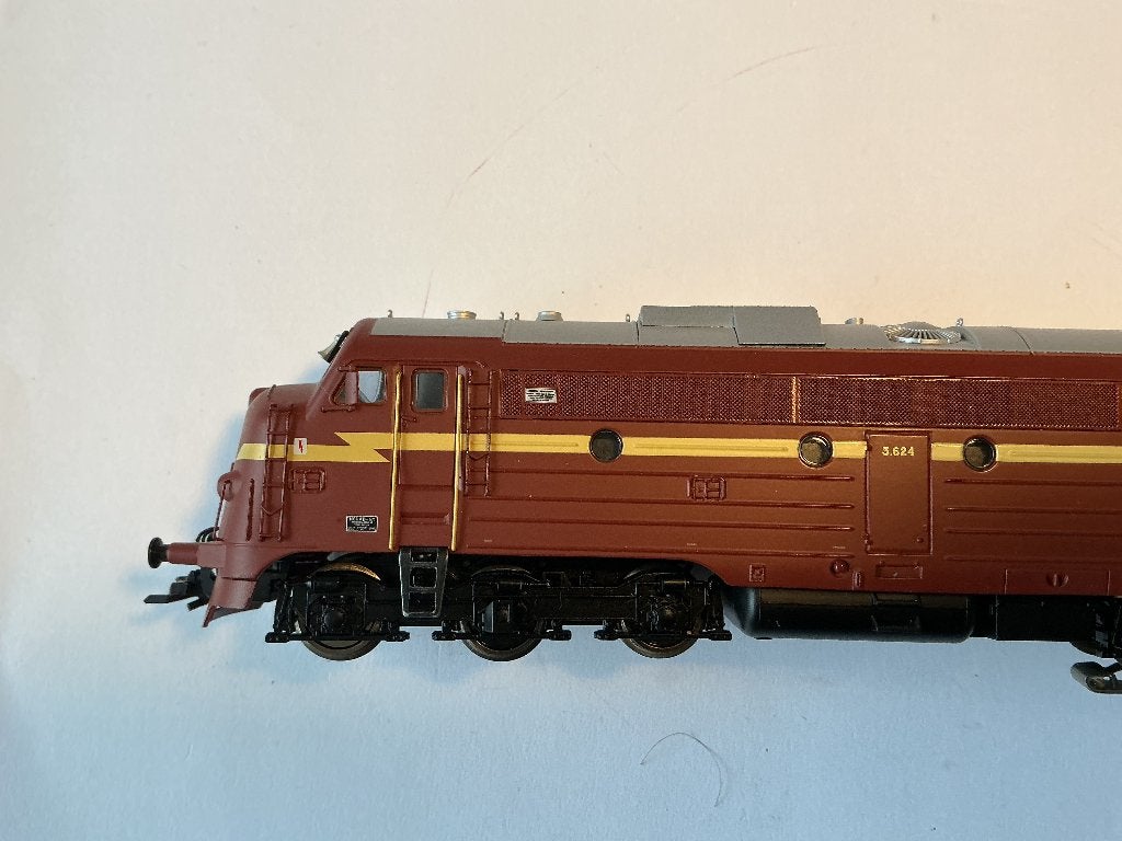 Marklin 39671 NSB 3.624 - defect, Wisselstroom, Gebruikt, Locomotief, Ophalen of Verzenden