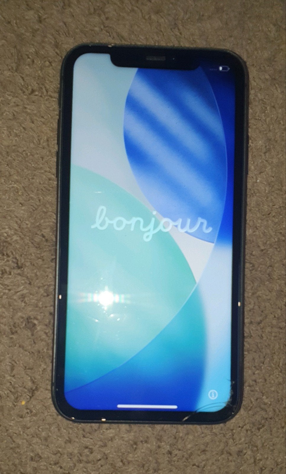 Iphone 11 - 64GB - Goedwerkend! On-Origineel Scherm / Barst, Ophalen, Gebruikt, Zwart, IPhone 11