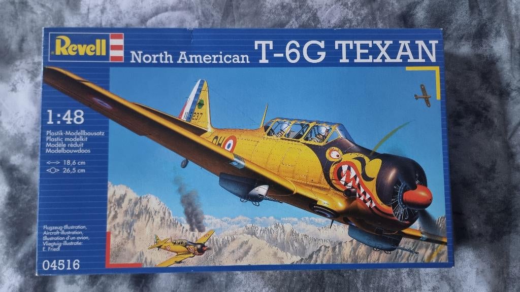 1/48 Revell T-6G Texan, Hobby en Vrije tijd, Modelbouw | Vliegtuigen en Helikopters, Ophalen of Verzenden, Groter dan 1:72, Revell