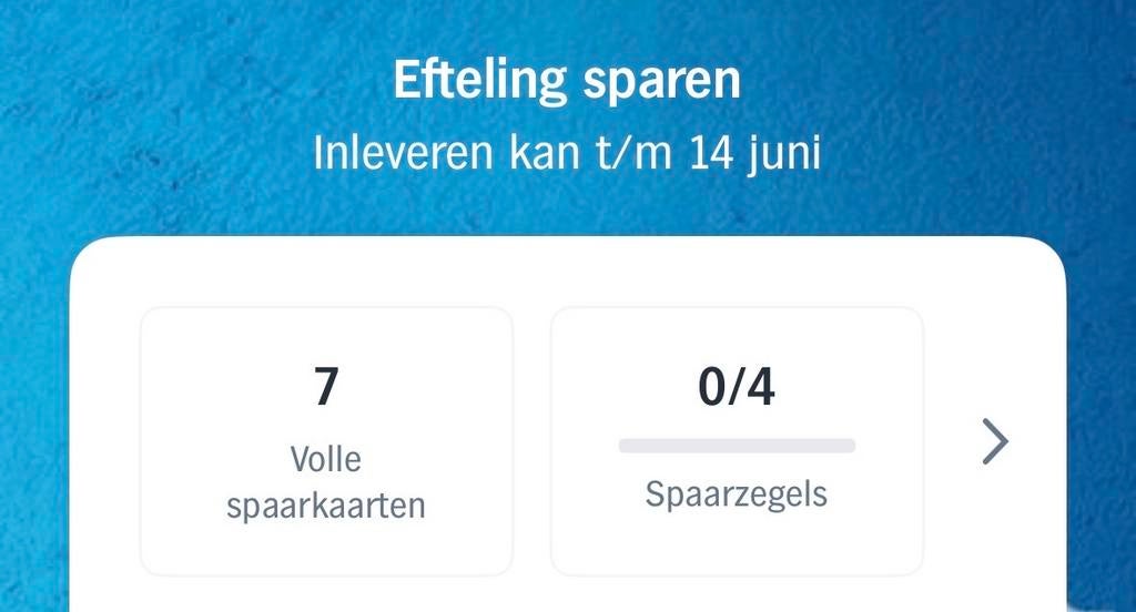 AH Efteling spaarkaarten ruilen voor Brabantia spaarkaarten, Ophalen of Verzenden, Nieuw, Overige typen
