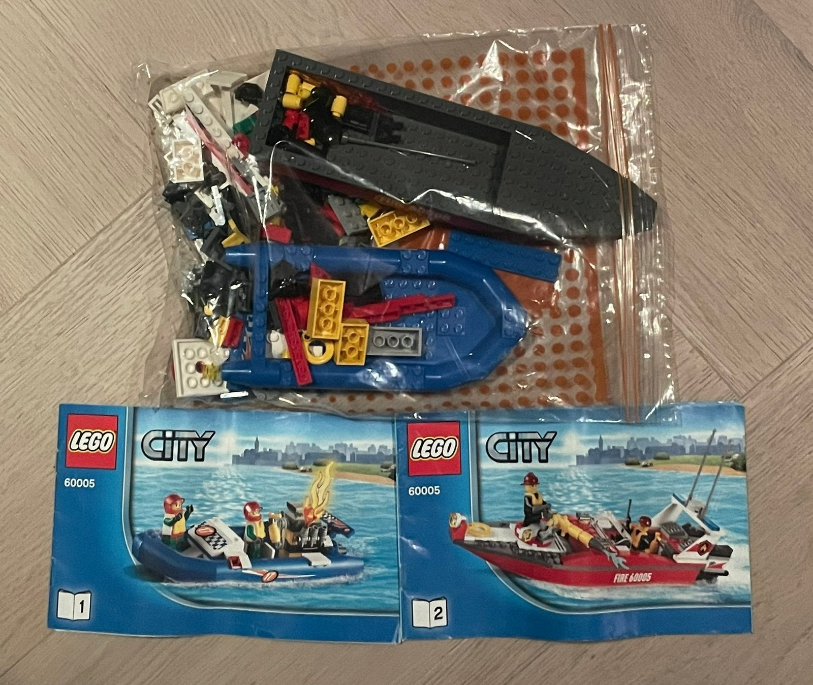 Lego brandweerboot (60005), City, Lego, Ophalen of Verzenden, Zo goed als nieuw
