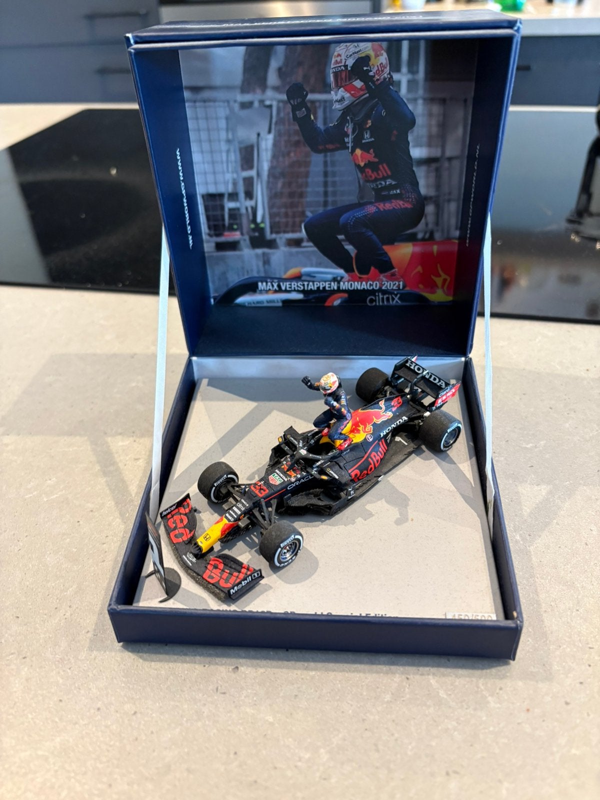 Max verstappen winnaar monaco 2021, Ophalen of Verzenden, Zo goed als nieuw, Formule 1