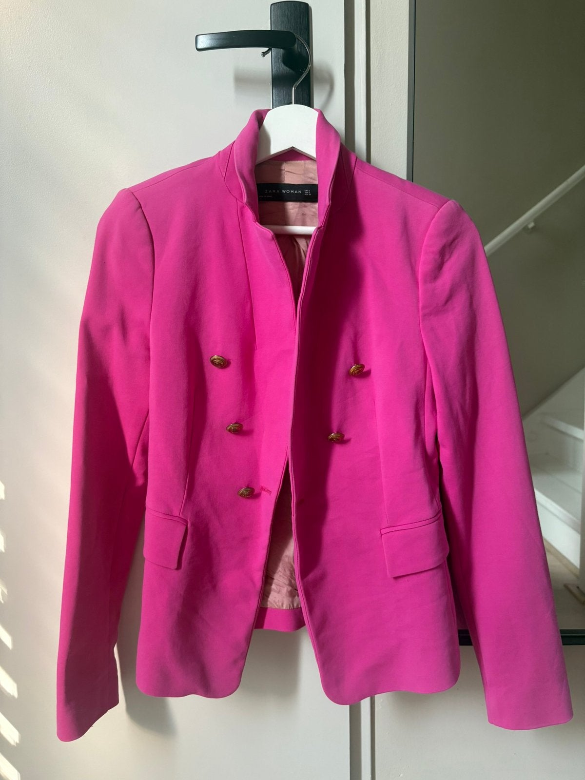 Roze blazer zara, Kleding | Dames, Ophalen of Verzenden, Jasje, Roze, Maat 36 (S)