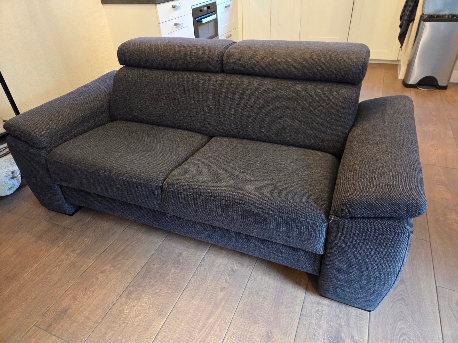 gratis af te halen. bank. met diverse verstellingen, Ophalen, Gebruikt, 150 tot 200 cm, Tweepersoons