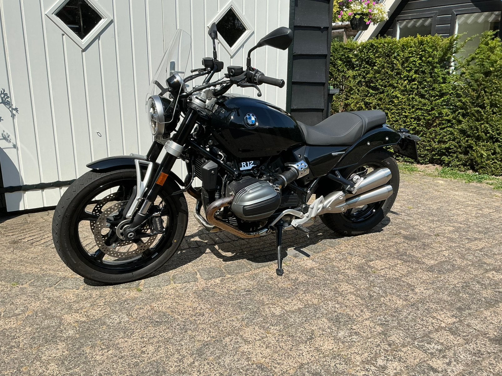 BMW R12 zwart, 2 cilinders, Gebruikt, Particulier, Meer dan 35 kW
