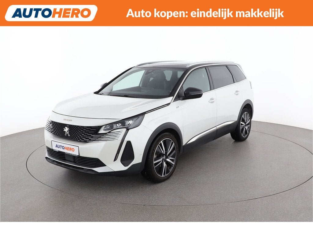 Peugeot 5008 1.2 PureTech Blue Lease Executive | PU88108 |, Auto's, Peugeot, Gebruikt, 1199 cc, Met garantie (alle), Wit