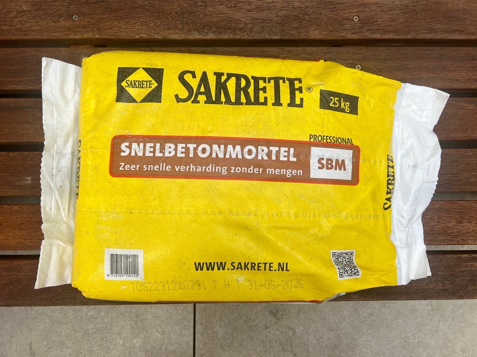 3x Sakrete Snelbetonmortel SBM 25 kg, Ophalen, Nieuw