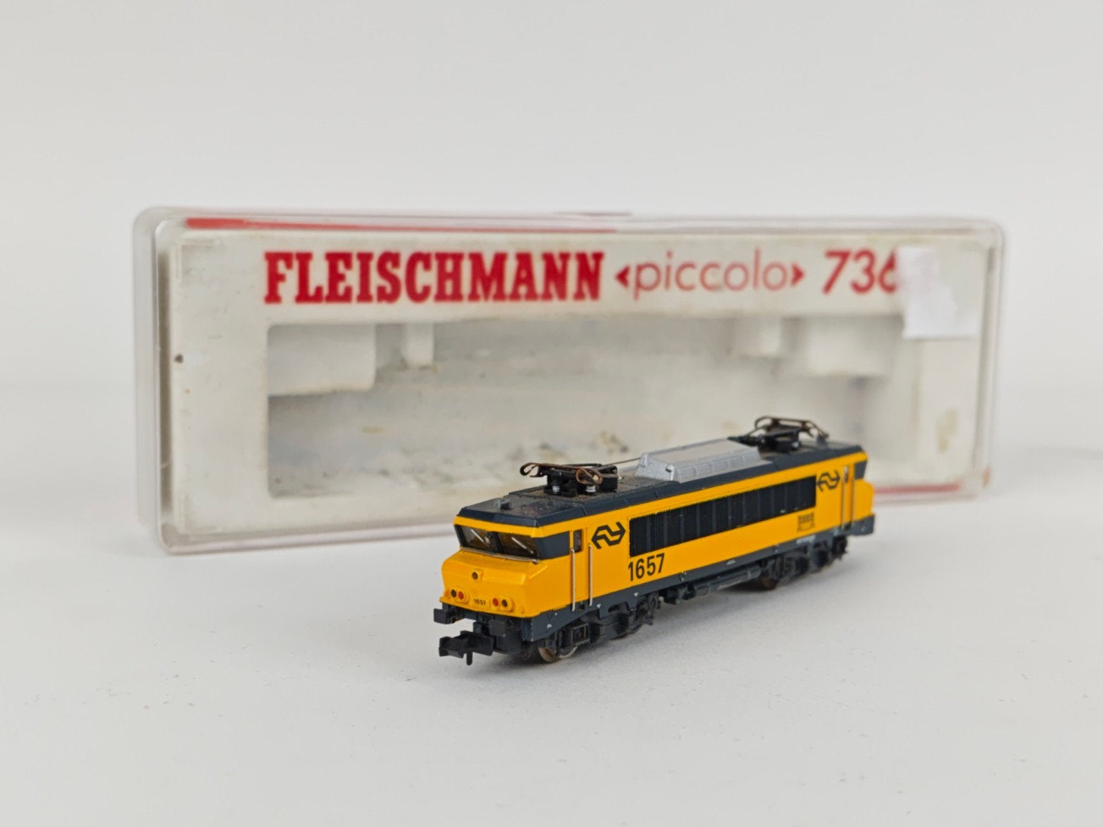 Fleischmann 7363 Piccolo NS Locomotief 1657, Fleischmann, Ophalen of Verzenden, Gelijkstroom, Locomotief