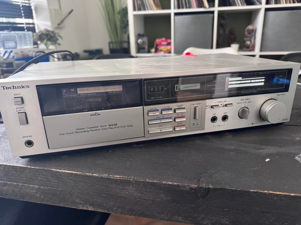 Technics rs-m226, Ophalen, Enkel, Tiptoetsen