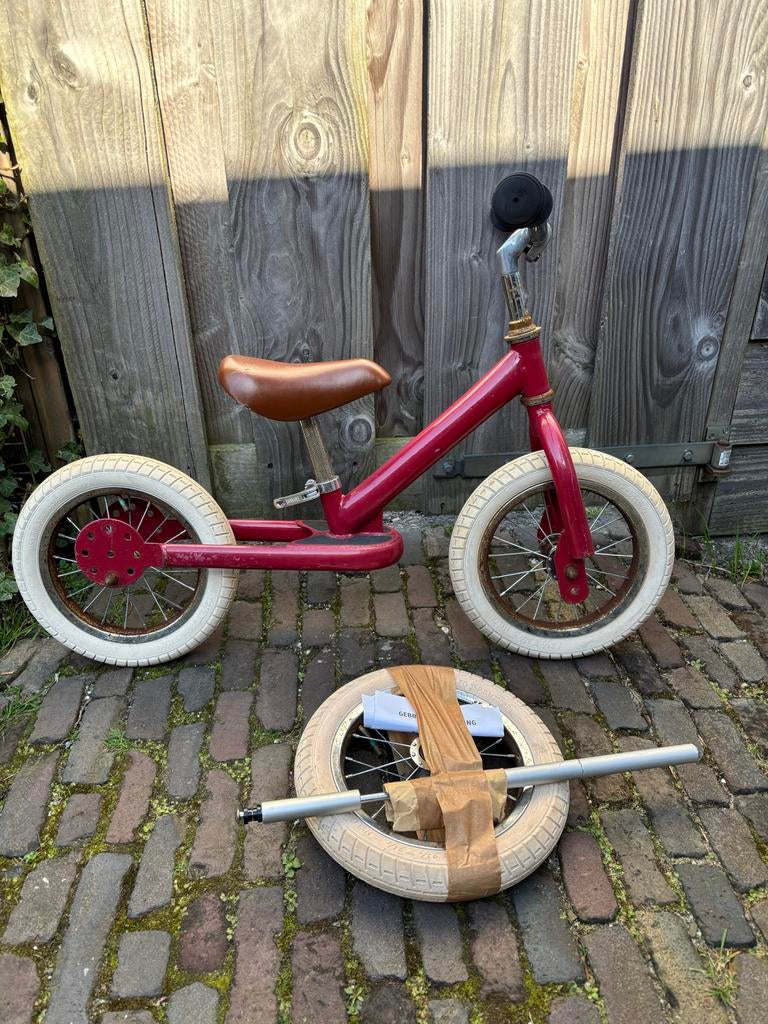 Trybike 2-in-1 loopfiets en driewieler - rood - gebruikt, Ophalen, Gebruikt, Minder dan 16 inch