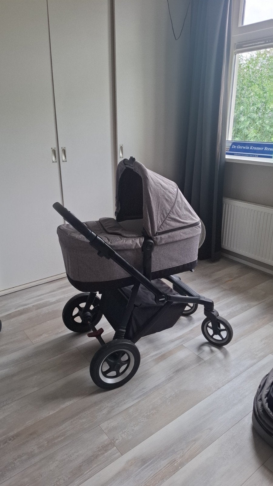 Thule Sleek Combiwagen, Gebruikt, Met autostoeltje, Combiwagen, Ophalen
