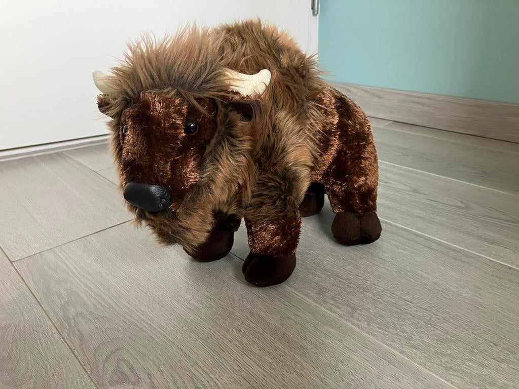 Een prachtige Bizon / Buffel knuffel, Ophalen of Verzenden, Zo goed als nieuw