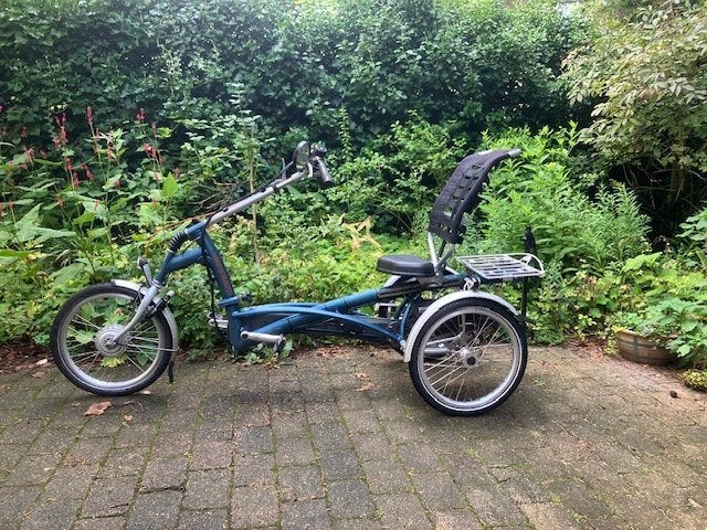 Van Raam Easy Rider driewielfiets e-bike zgan, Ophalen, Zo goed als nieuw, Schijfrem, Van Raam Easy Rider