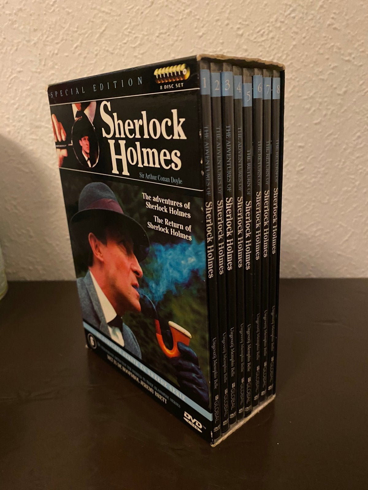 8-DVD BOX: Sherlock Holmes seizoen 1 en 2 (Compleet), Cd's en Dvd's, Dvd's | Tv en Series, Ophalen of Verzenden, Zo goed als nieuw