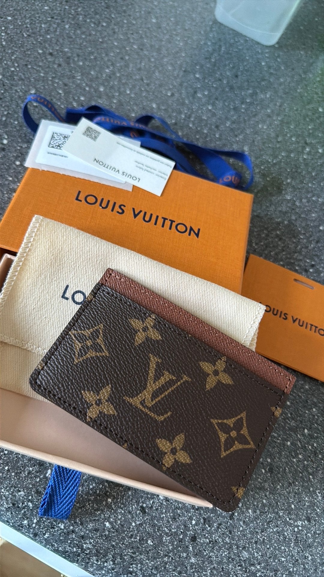 Louis Vuitton Card Holder Monogram, Overige merken, Bruin, Nieuw, Ophalen of Verzenden