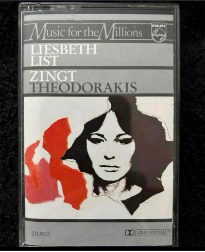 Liesbeth List Liesbeth Zingt Theodorakis Cassette, Ophalen of Verzenden, Gebruikt, Nederlandstalig, 1 bandje