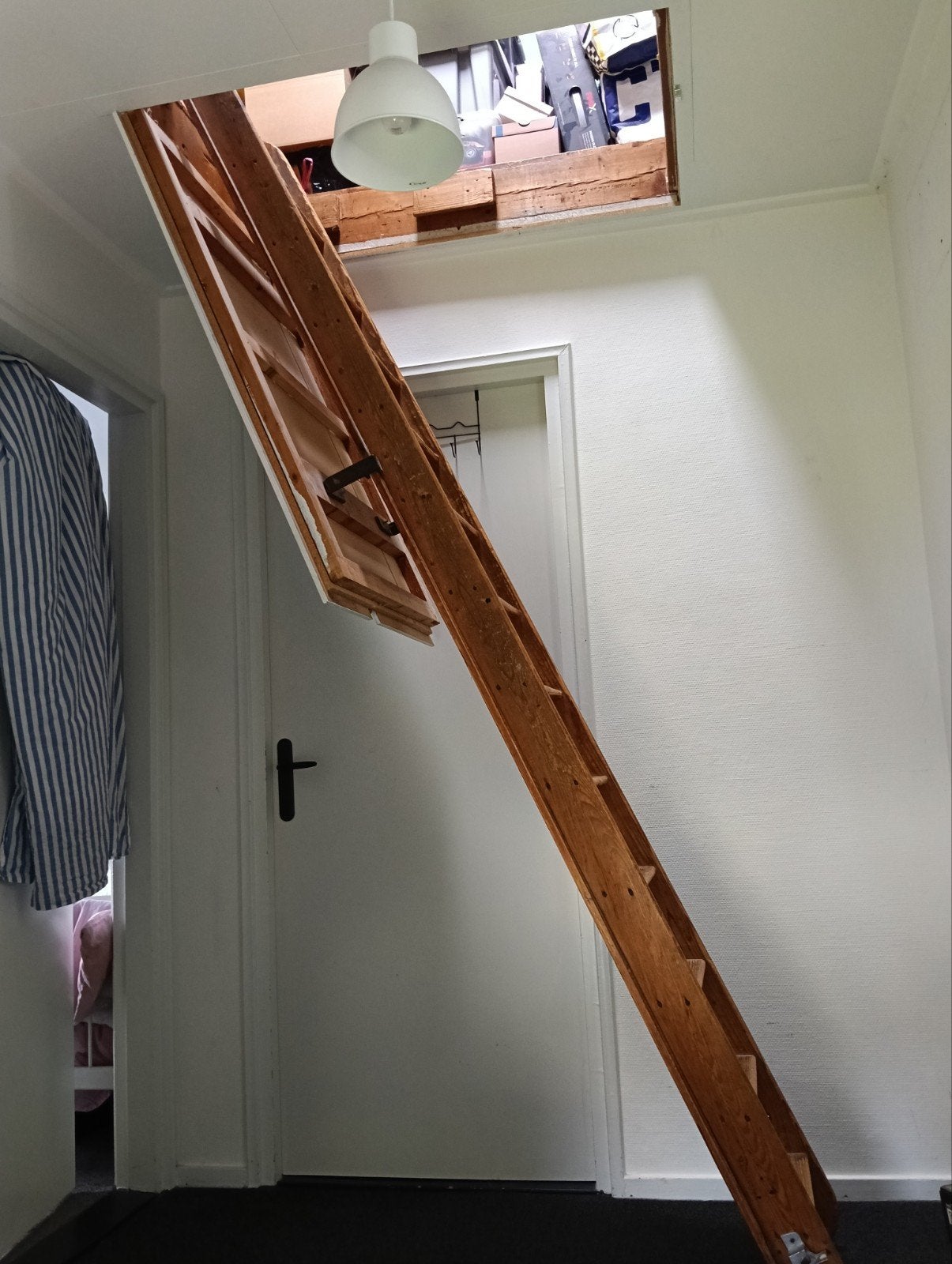 Houten zoldertrap / vlizotrap, Ophalen, Gebruikt, 2 tot 4 meter