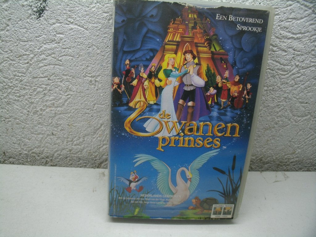 vhs 112a de zwanen prinses, Cd's en Dvd's, VHS | Kinderen en Jeugd, Alle leeftijden, Ophalen of Verzenden, Zo goed als nieuw
