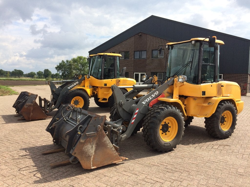 2x Volvo L30G Bj. 2014, 2018 Shovel Loader Wiellader, Ophalen of Verzenden, Wiellader of Shovel