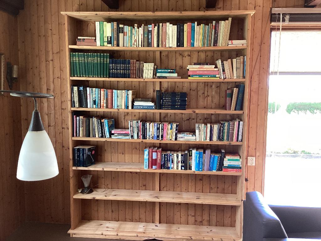 Boekenkast, Huis en Inrichting, Kasten | Boekenkasten, Ophalen, Gebruikt, 100 tot 150 cm, 200 cm of meer