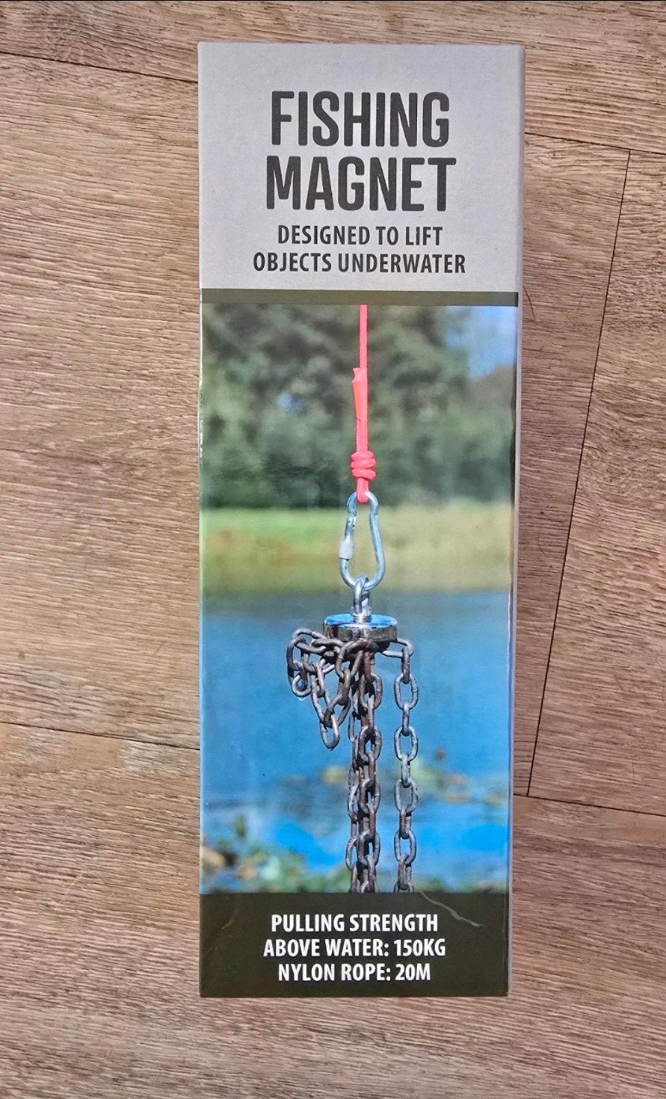 Vis magneet met 20m nylon touw - 150kg trekkracht, Ophalen of Verzenden, Nieuw, Overige typen