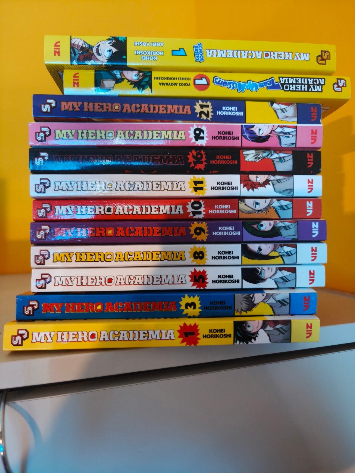 My Hero Academia Manga Set + Novels & Team-Up Missions, Boeken, Ophalen, Zo goed als nieuw, Kohei Horikoshi