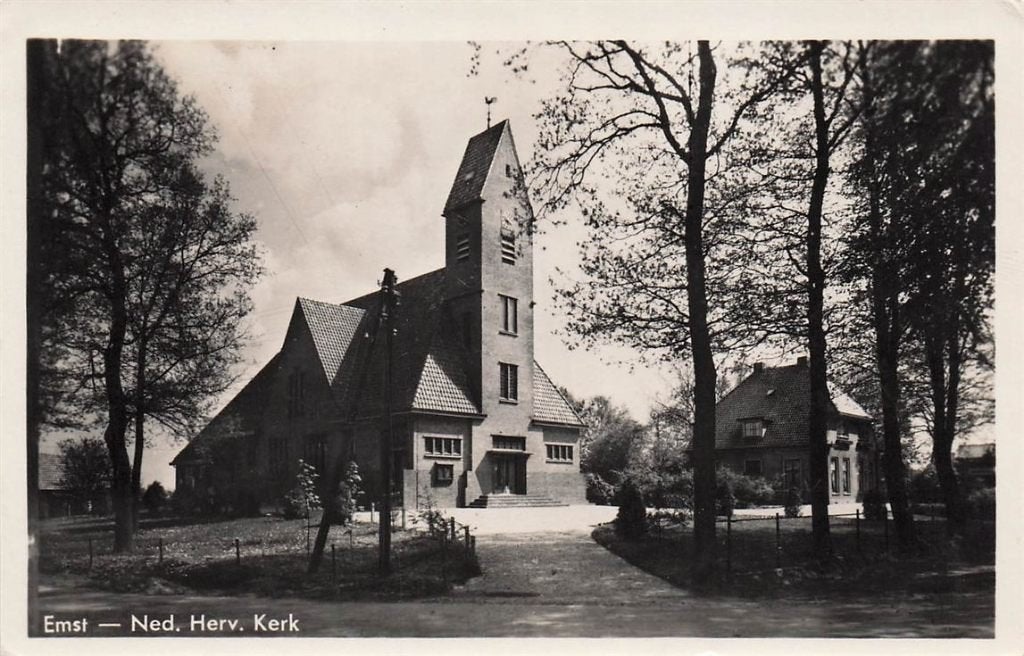 702-172-015 Emst Ned Herv Kerk, Verzamelen, Ansichtkaarten | Nederland, Gelderland, Voor 1920, Verzenden