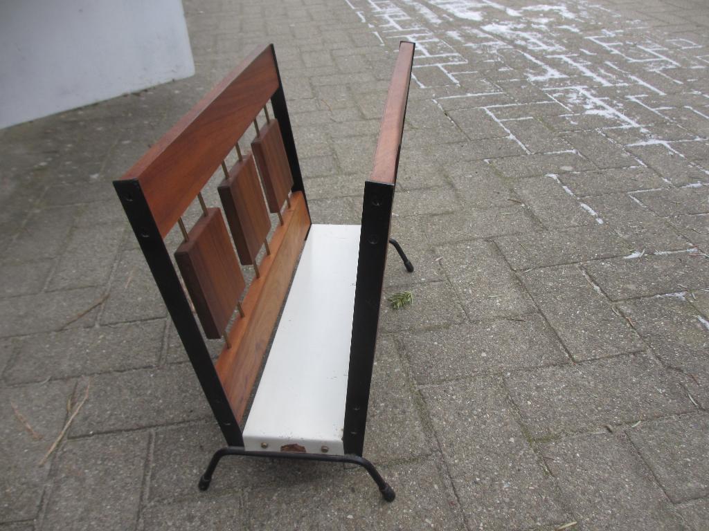 Vintage Teak Tijdschriftenrek Lectuurbak “Brovorm” Haarlem, Ophalen of Verzenden, Gebruikt