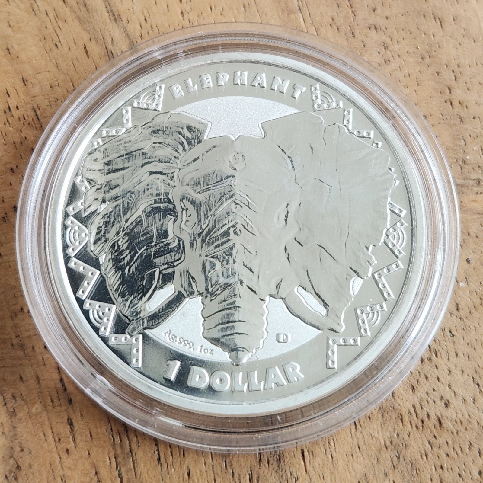 1 oz sierra leone the big five elephant 2023 zilver, Ophalen of Verzenden, Zilver