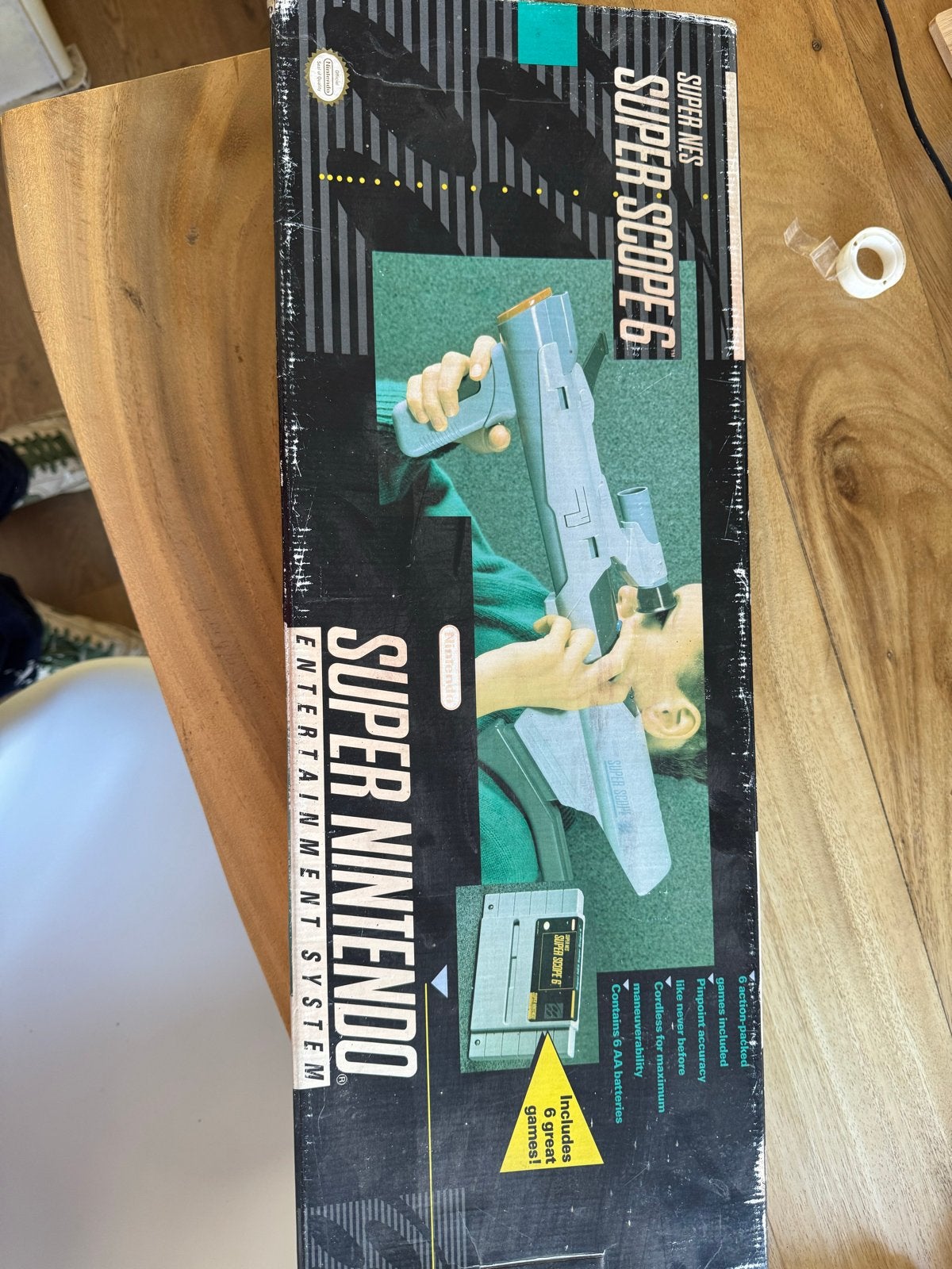 Super Scope (NTSC-US Super Nintendo) CIB, Ophalen of Verzenden, Gebruikt, Met 1 controller, Met games