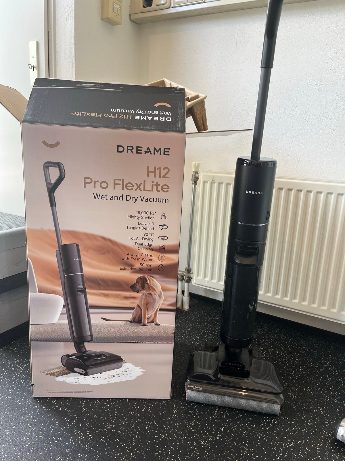 NIEUW Dreame H12 Pro FlexLite Nat en Droog Stofzuiger dweil, Dreame, Ophalen of Verzenden, Vloerreiniger, Minder dan 1200 watt